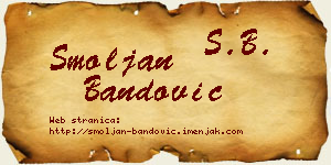 Smoljan Bandović vizit kartica